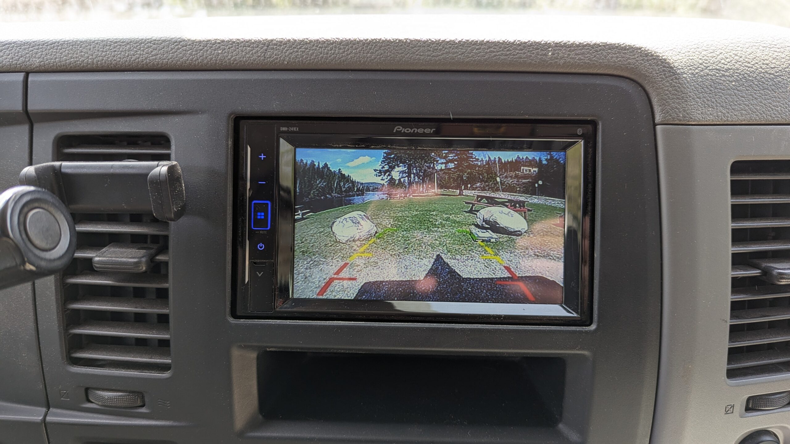 Caméra de recul et radio Bluetooth