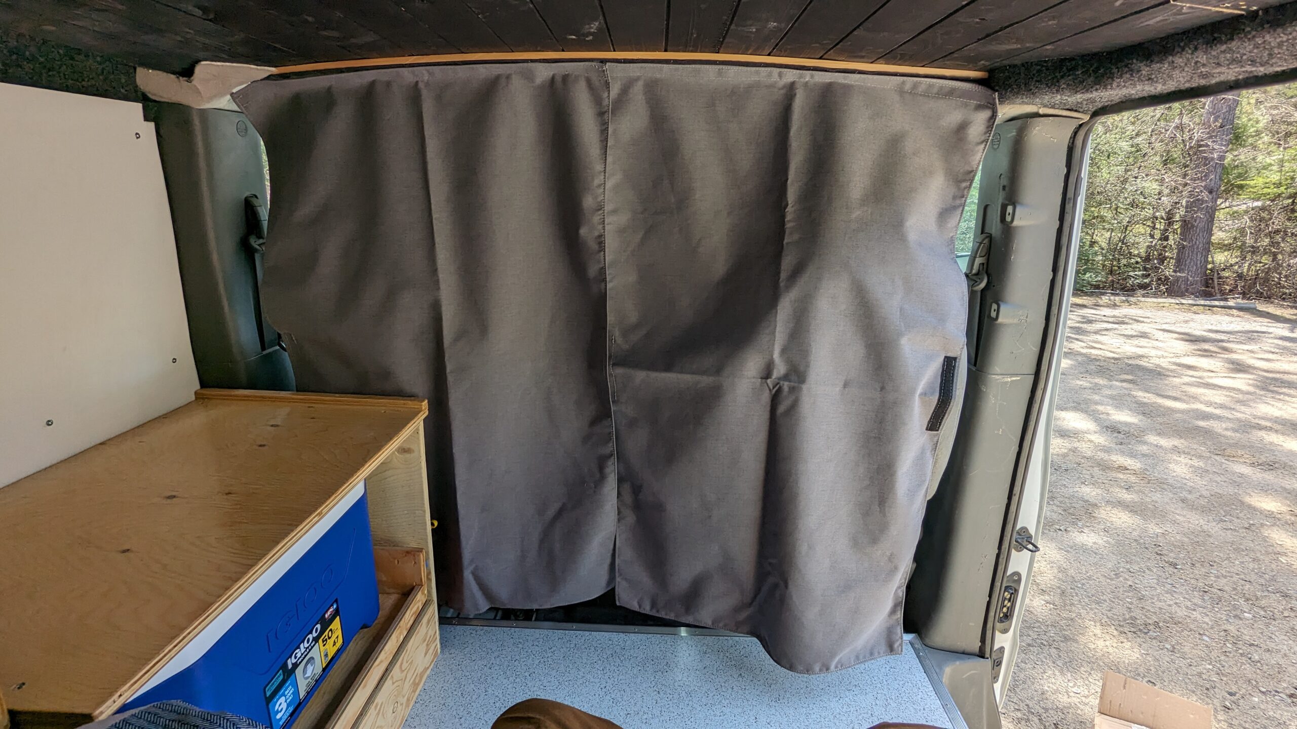 Rideaux amovibles opaques pour séparer la couchette