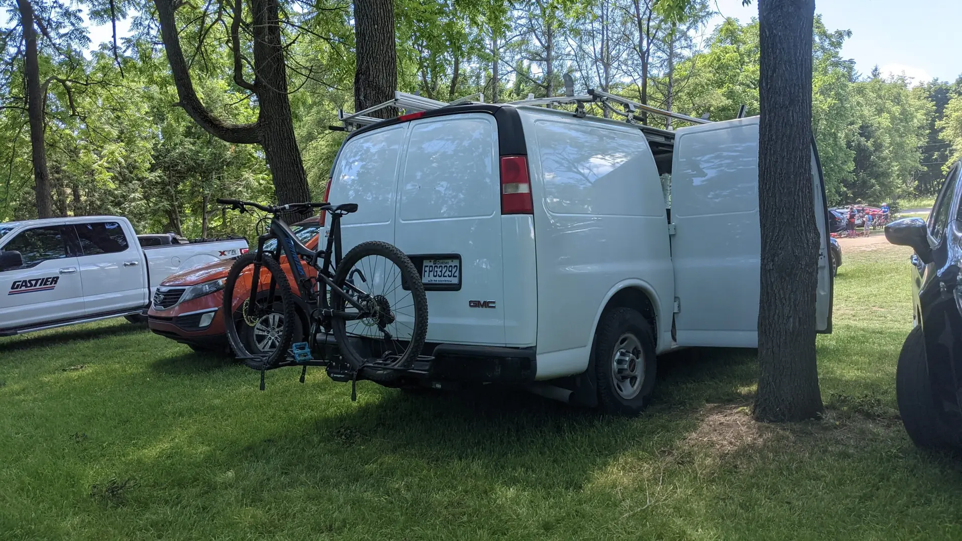 Support à vélo disponible en option