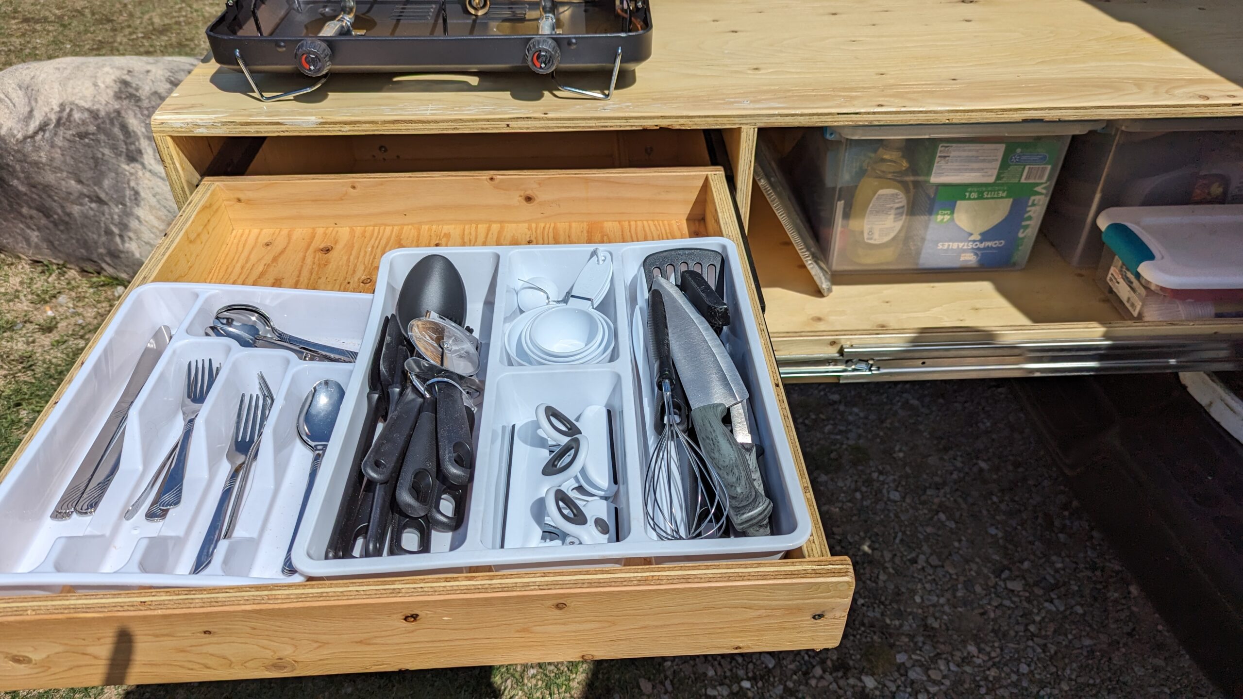 Tout le nécessaire pour cuisiner est inclus