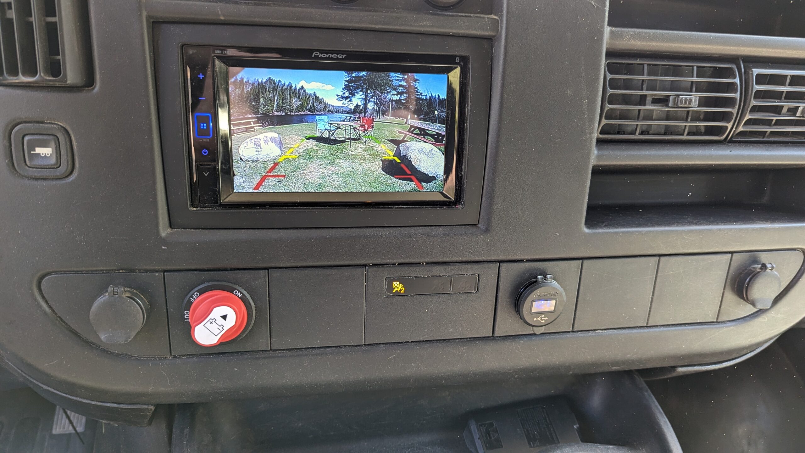 Caméra de recul et radio Bluetooth